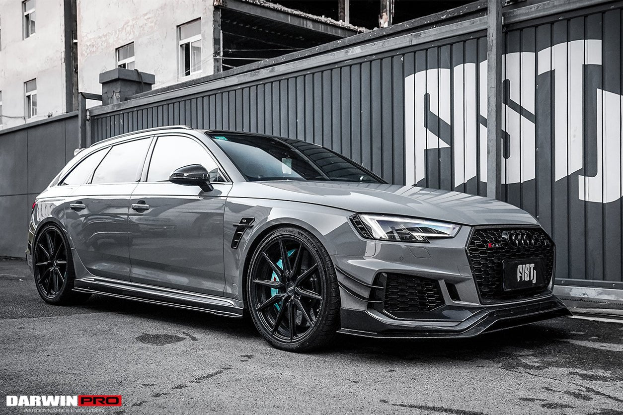 2017 - 2019 Audi RS4 B9 BKSS Style Front Canards